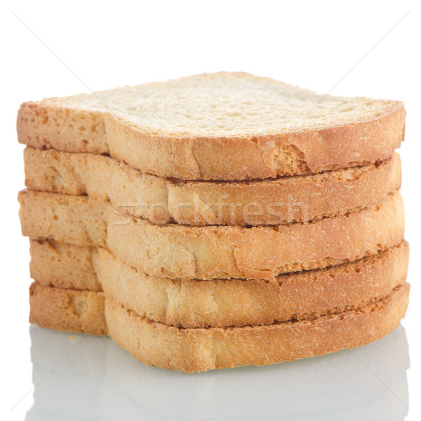 Golden brown toast Stock photo © homydesign