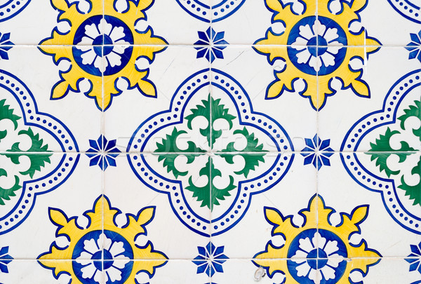 Old ceramic tiles Stock photo © homydesign