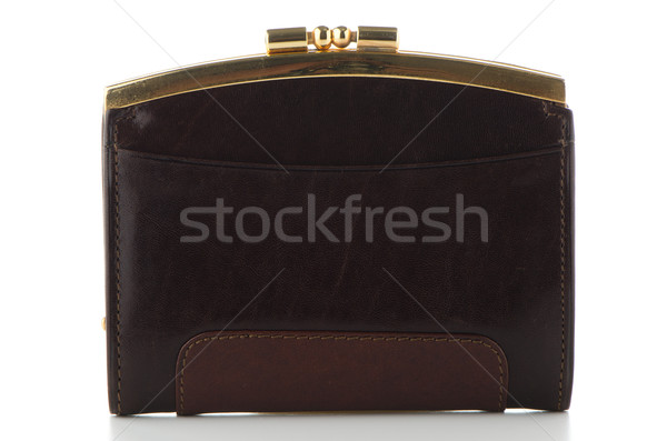 Brown leather Purse  Stock photo © homydesign