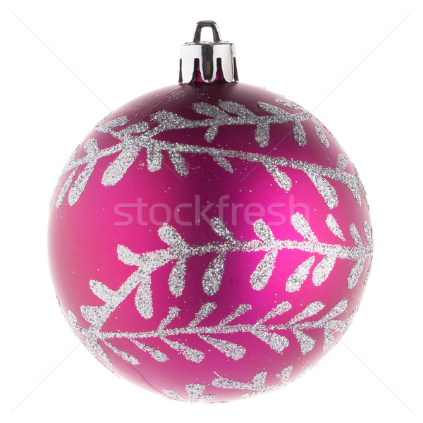 Pink christmas ball Stock photo © homydesign