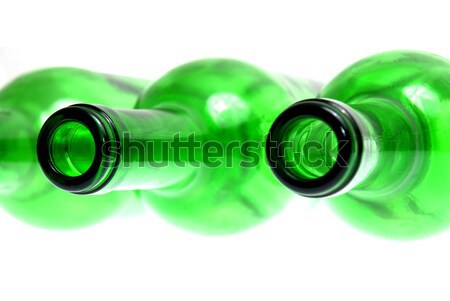 Verde botellas aislado blanco botella Foto stock © homydesign