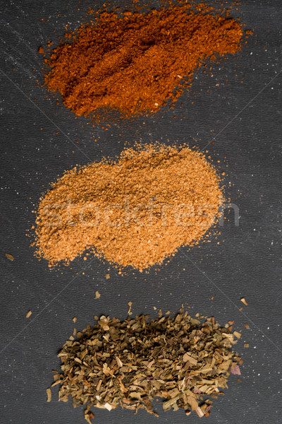 Powder spices Stock photo © homydesign