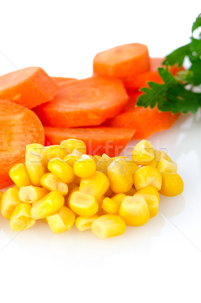 Stock photo: Corn grains