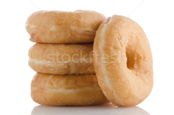 Donuts weiß Schokolade Hintergrund Studio Stock foto © homydesign