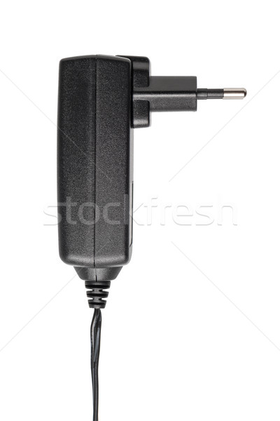 Pared plug aislado blanco negro digital Foto stock © homydesign