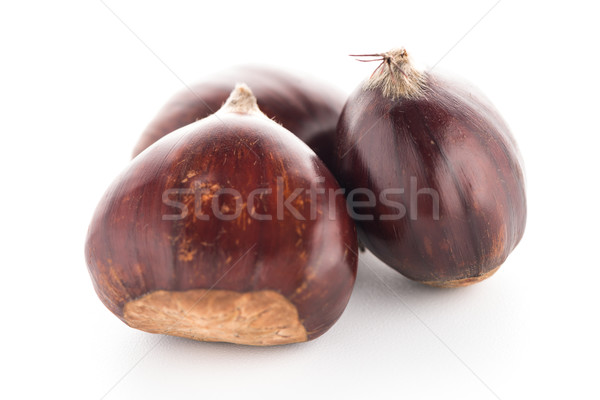 Chestnuts with shell  Stock photo © homydesign