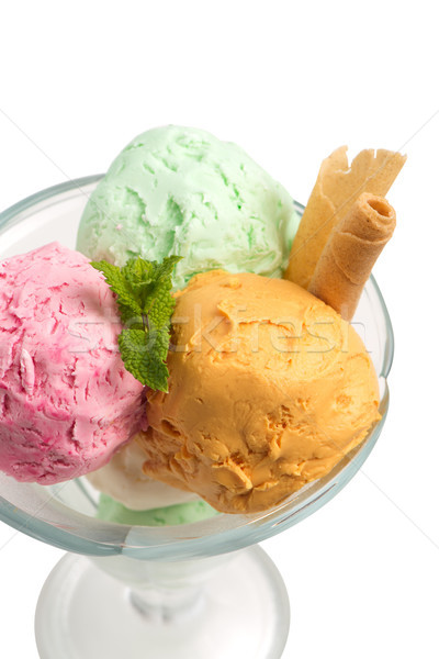 Ice cream balls  Stock photo © homydesign