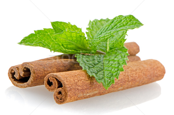 Cinnamon sticks Stock photo © homydesign