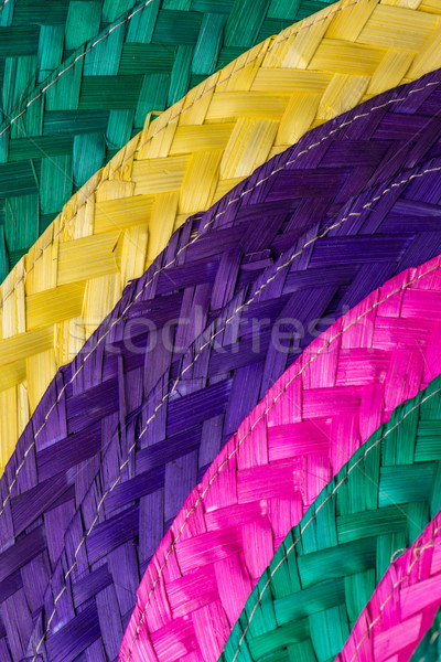 Színes szalmaszál absztrakt terv színek hátterek Stock fotó © homydesign
