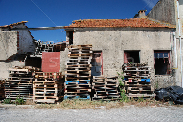 Abandoned store house Stock photo © homydesign