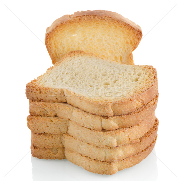 Golden brown toast Stock photo © homydesign