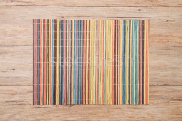 Bamboo place mat Stock photo © homydesign