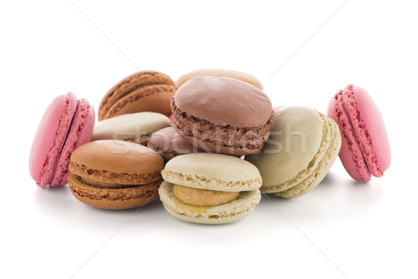 Colorful French Macarons Stock photo © homydesign