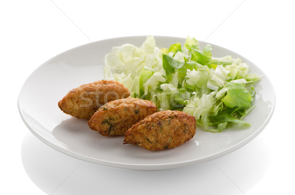 Cod fritters Stock photo © homydesign