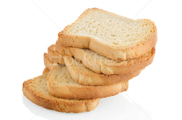 Golden brown toast Stock photo © homydesign