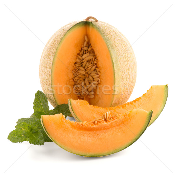 Melon juteuse blanche alimentaire fond été Photo stock © homydesign