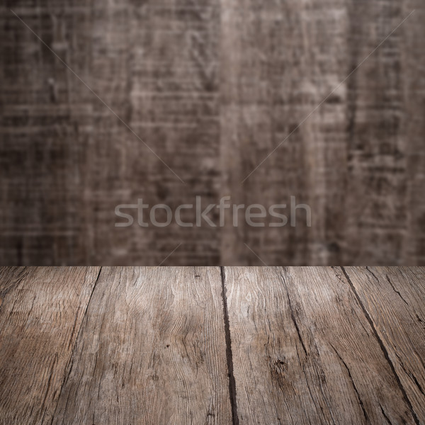 Stockfoto: Hout · tabel · houten · muur · textuur · ontwerp