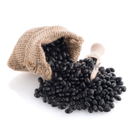 Black beans bag Stock photo © homydesign