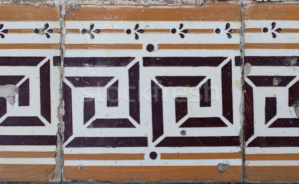Portuguese glazed tiles 208 Stock photo © homydesign