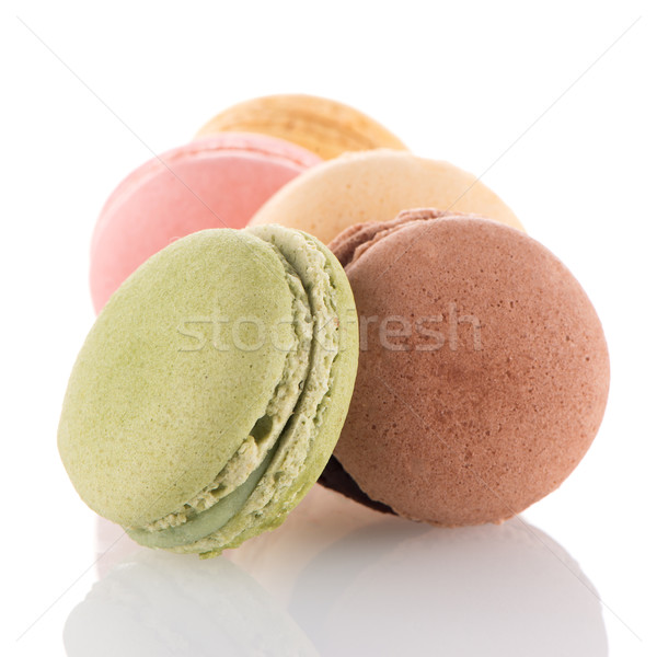 Colorful French Macarons Stock photo © homydesign