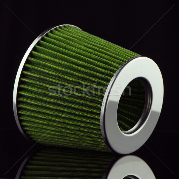 Luft Kegel filtern schwarz Fahrzeug Modifikation Stock foto © homydesign
