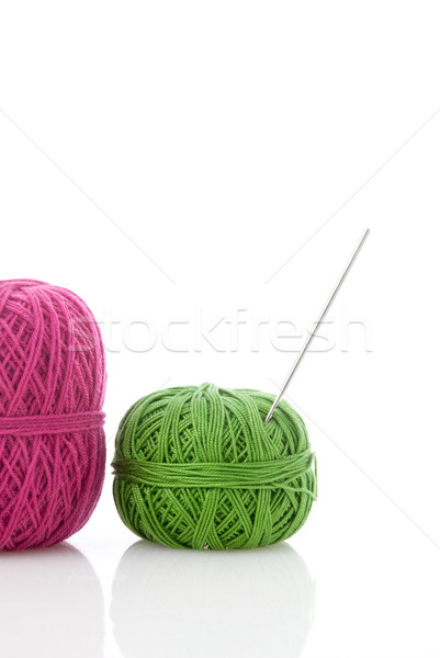 Spools and needle Stock photo © homydesign