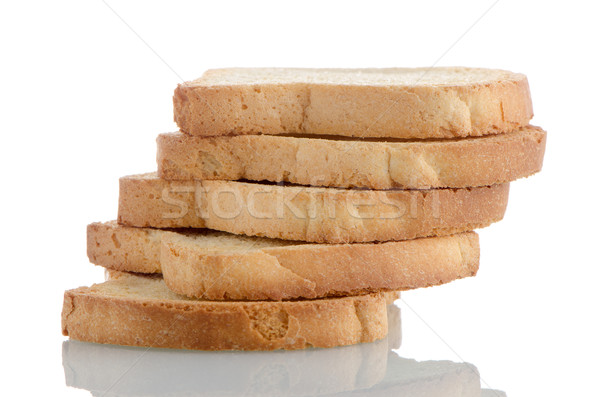Golden brown toast Stock photo © homydesign