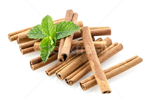 Cinnamon sticks Stock photo © homydesign