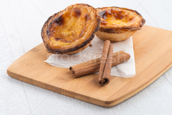 Egg tarts  Stock photo © homydesign