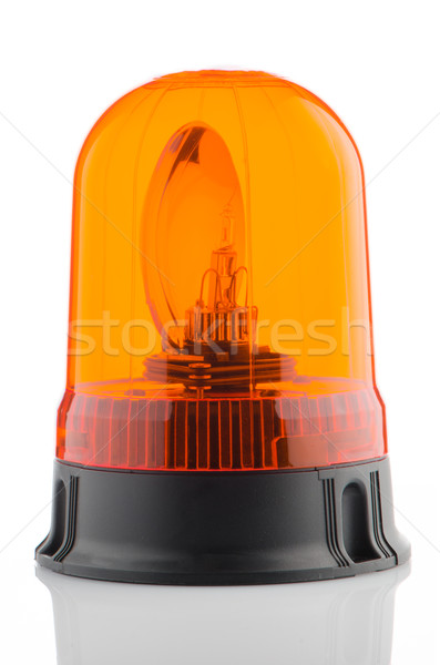 Orange balise blanche réfléchissant médicaux fond [[stock_photo]] © homydesign