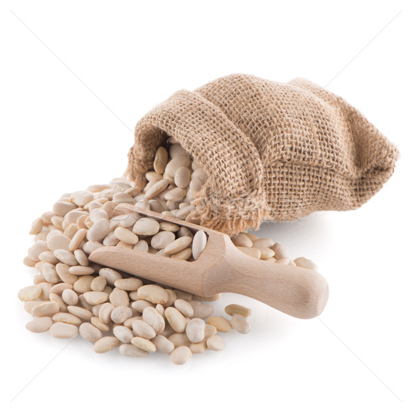 White beans bag Stock photo © homydesign