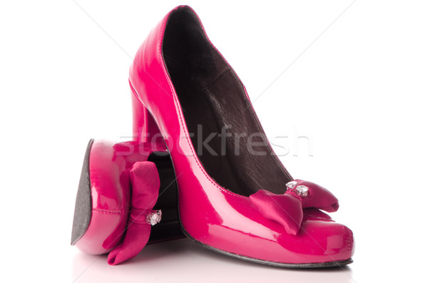 Pink high heel shoes  Stock photo © homydesign