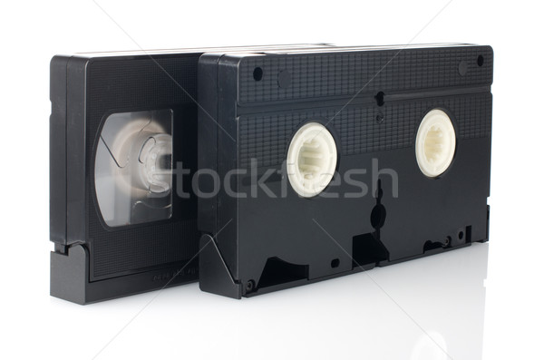 Old VHS Video tapes Stock photo © homydesign