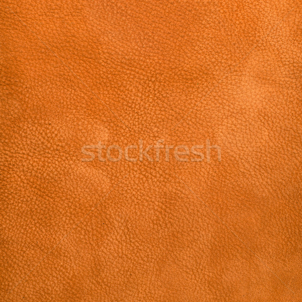 Orange leather texture closeup Stock photo © homydesign