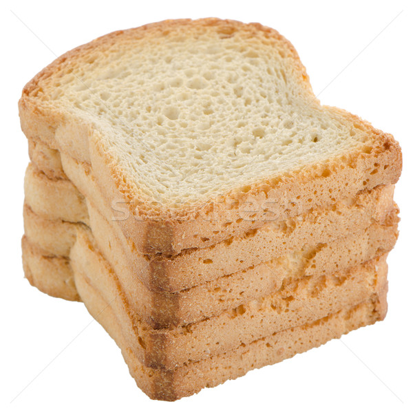 Golden brown toast Stock photo © homydesign