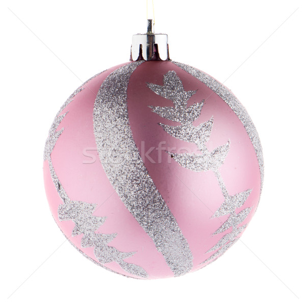 Pink christmas ball Stock photo © homydesign