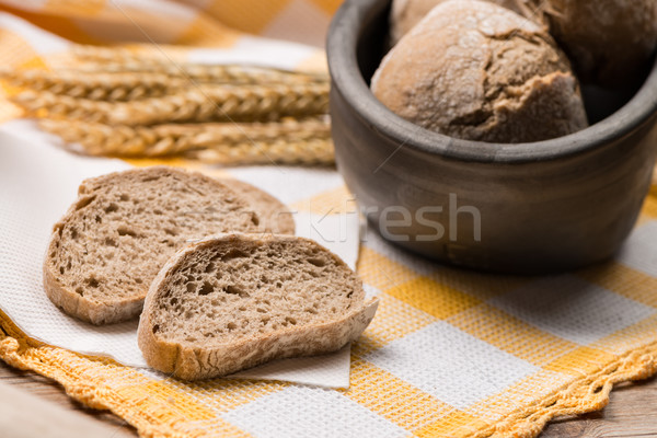 Bread rye spikelets Stock photo © homydesign