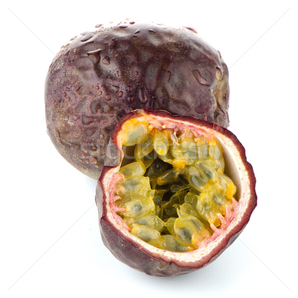 Imagine de stoc: Pasiune · fruct · izolat · alb