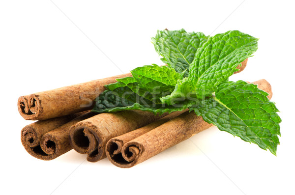 Cinnamon sticks Stock photo © homydesign