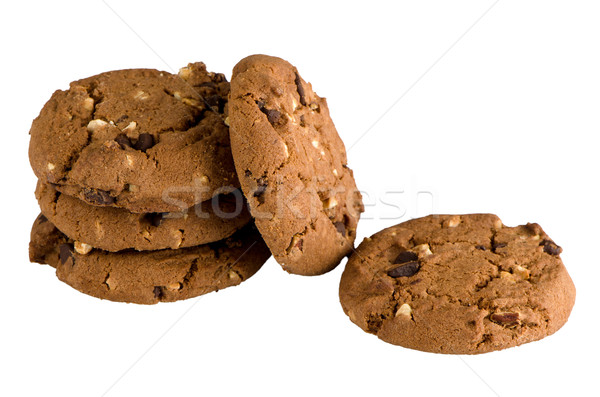 Chocolate chip cookies Stock photo © homydesign