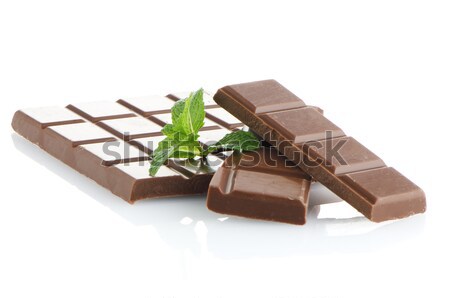 Chocolate parts Stock photo © homydesign