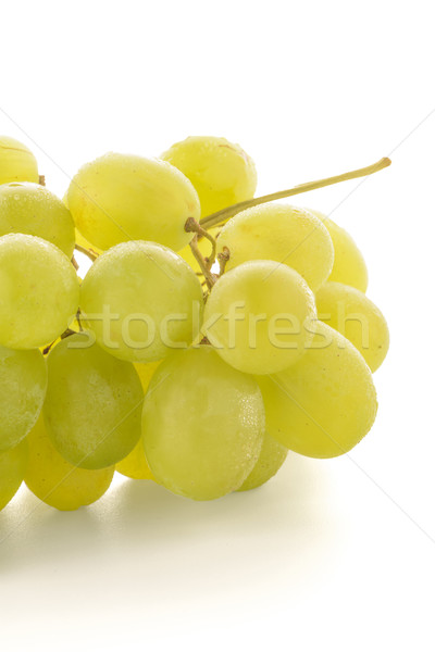 Raisins verts juteuse blanche Photo stock © homydesign