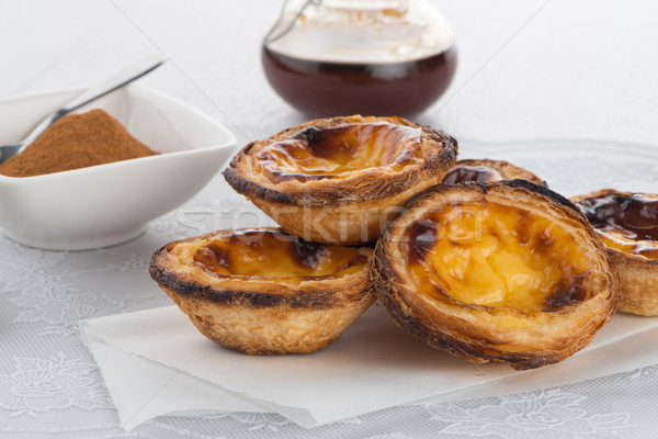 Egg tarts  Stock photo © homydesign