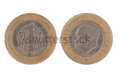 Turkish 10 Kurus Coin Stock photo © homydesign