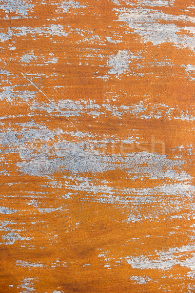 Weathered brown painted wooden board Stock photo © homydesign