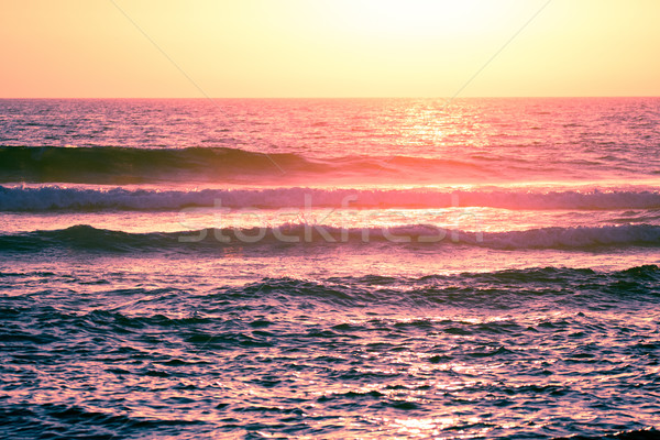 Ocean wave breaking down Stock photo © homydesign