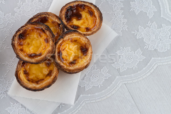 Egg tarts  Stock photo © homydesign