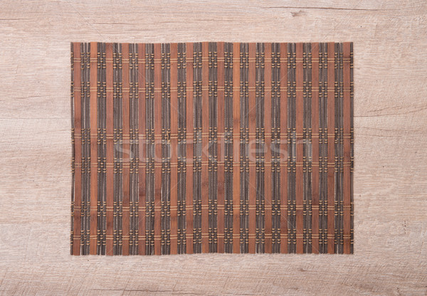 Bamboo place mat Stock photo © homydesign