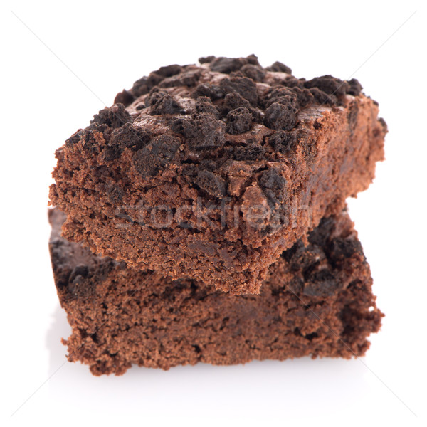 Chocolate brownies Stock photo © homydesign