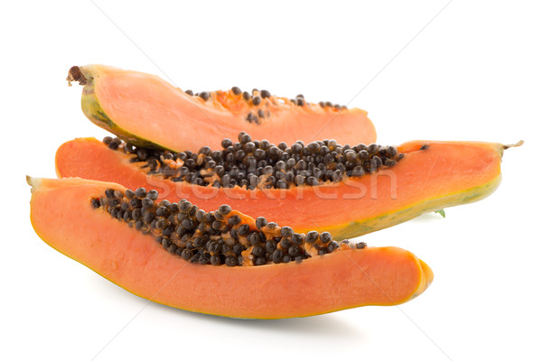 Fresh and tasty papaya Stock photo © homydesign
